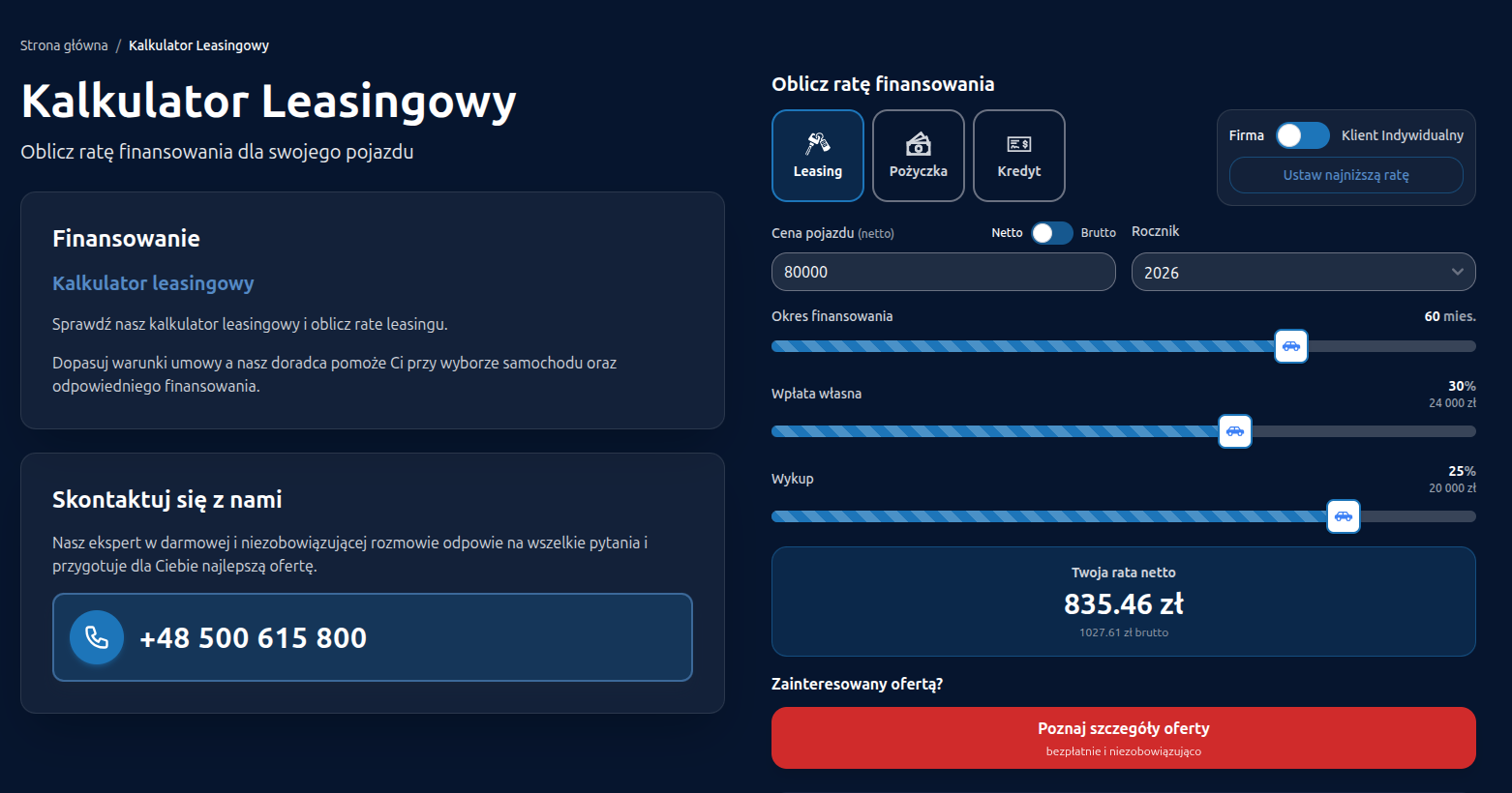 Kalkulator leasingowy - jak obliczyć ratę leasingu i od czego zależy jej wysokość?